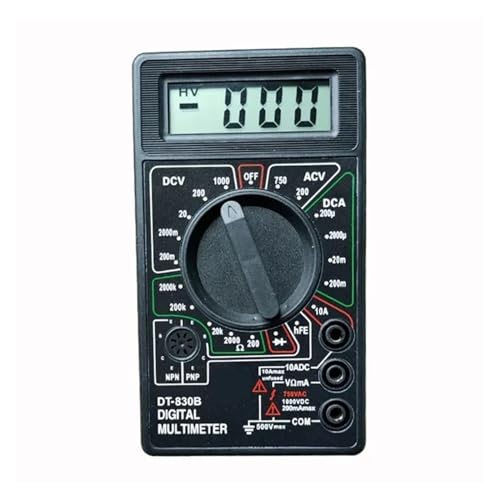 DT830B LCD Digital Multimeter Amperemeter AC DC Voltmeter Mini Hand Digital Multimeter Kabel Ohm Meter Mit Sonde Kombination von CCZRD