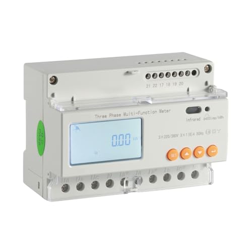 Rs485 Modbus RTU CT 5A Eingang Smart Din Rail 3 Phase Ac Bidirektionaler Energiezähler For Solar-PV-System von CCZRD
