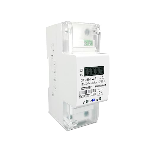 Tuya Einphasige Din-schiene WIFI Smart Energy Meter Timer Stromverbrauch Monitor KWh Meter Wattmeter von CCZRD