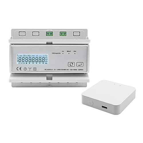 Tuya WiFi ZigBee Drei Phase Zwei-Wege Bidirektionale Energie KWh Meter Monitor Wattmeter Unterstützung Modbus RTU 3 * 85/190 V Oder 230/400 VAC(With G06 Hub) von CCZRD