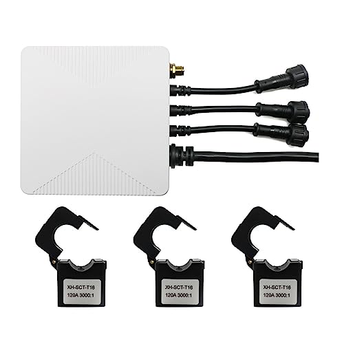 Tuya WiFi ZigBee Smart Energy Meter KWh Power Monitor 3 Phase Einphasig 500A 300A 200A 120A 80A Clamp Strom Transformator(80A,WiFi) von CCZRD