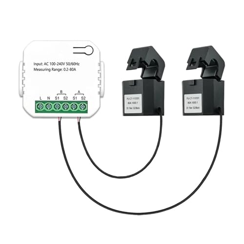 Tuya Wifi Intelligente Energie Meter Solar PV System Strom Produktion Verbrauch Bidirektionale Überwachung Meter APP Control CT(2CT) von CCZRD
