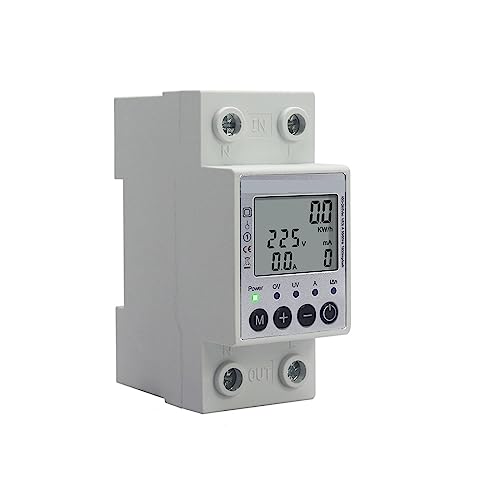 Wifi Tuya Din Rail Digitaler Einphasen-Energiezähler KWh Spannung Strom Stromverbrauch Meter Strom(No Wifi Function) von CCZRD