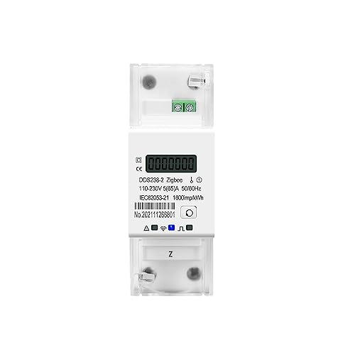 Zigbee Gateway Tuya Einphasig 65A Din-schiene WIFI Smart Energy Meter Timer Monitor KWh Meter Wattmeter(Energy meter) von CCZRD