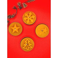 Teelichter, Bienenwachs, Weihnachtslichter, Handgegossene Teelichter von CCandlesandCrafting