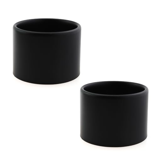 CChiai Schwarzer Sockel-Sonnenschutzring – Metall-Lampenschirmring mit Gewinde Durchmesser 1-1/2 Zoll zum Fixieren und Abdecken von Zahnlinien von CChiai