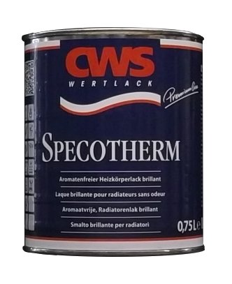 CWS Specotherm 750 ml weiß aromatenfreier Heizkörperlack von CWS