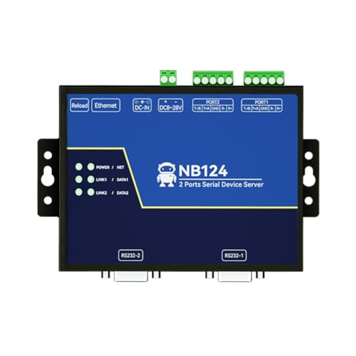 2-Kanal Serial Server Edge Computing Gateway RS232 RS422 RS485 RJ45 Modbus Gateway NB124ES POE Empfangsleistung TCP/UDP/MQTT DC 8-28V 2-Kanal Serial Server Edge Computing Gateway RS232 RS422 RS485 RJ45 Modbus Gateway NB124ES POE Empfangsleistung TCP/UDP/MQTT DC 8-28V von CDBAIRUI