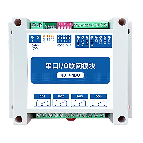 CDBAIRUI 4DI+4DO Modbus RTU Steuerung I/O Netzwerkmodule Serielle Schnittstelle RS485 Schnittstelle MA01-AXCX4040 Schieneninstallation 8 ~ 28V DC IoT Watchdog CDBAIRUI 4DI+4DO Modbus RTU Steuerung I/O Netzwerkmodule Serielle Schnittstelle RS485 Schnittstelle MA01-AXCX4040 Schieneninstallation 8 ~ 28V DC IoT Watchdog von CDBAIRUI