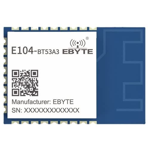 EFR32BG22 2,4 GHz BLE5.2 Bluetooth Wireless Modul E104-BT53A3 6dBm SMD Modul BT5.2 Cortex-M33 eingebauter Kristall Oszillator ISM EFR32BG22 2,4 GHz BLE5.2 Bluetooth Wireless Modul E104-BT53A3 6dBm SMD Modul BT5.2 Cortex-M33 eingebauter Kristall Oszillator ISM von CDBAIRUI