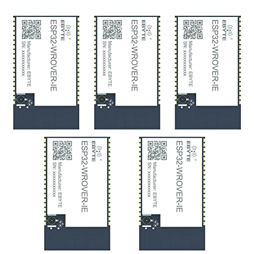 ESP32 2.4G WiFi-Modul ESP32-WROVER-IE UART I/O 20dBm IEEE802.11b/g/n IPEX1 Antennen, kleines Modul, 5 Stück ESP32 2.4G WiFi-Modul ESP32-WROVER-IE UART I/O 20dBm IEEE802.11b/g/n IPEX1 Antennen, kleines Modul, 5 Stück von CDBAIRUI