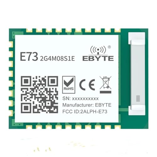NRF52833 2,4 GHz RF Modul BLE5.1 Mesh Thread ZigBee 8dBm Wireless Transceiver Receiver für UAV Smart Home E73-2G4M08S1E Low Power NRF52833 2,4 GHz RF Modul BLE5.1 Mesh Thread ZigBee 8dBm Wireless Transceiver Receiver für UAV Smart Home E73-2G4M08S1E Low Power von CDBAIRUI