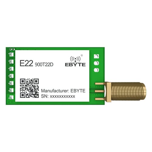 SX1262 Lora RF Modul 868Mhz 915MHz 22dBm 5km lange Reichweite 5V UART GPIO ISM Band RSSI Transceiver für Smart Home Hotel Plan Intelligente Bauernhof Industrielle Herstellung von CDBAIRUI