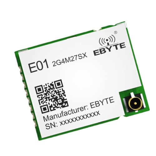 nRF24L01P Funkmodul E01-2G4M27SX 2,4G 27dBm SMD nRF24L01P+PA IPEX RF Interface SPI Kommunikation Tx Rx Modul nRF24L01P Funkmodul E01-2G4M27SX 2,4G 27dBm SMD nRF24L01P+PA IPEX RF Interface SPI Kommunikation Tx Rx Modul von CDBAIRUI