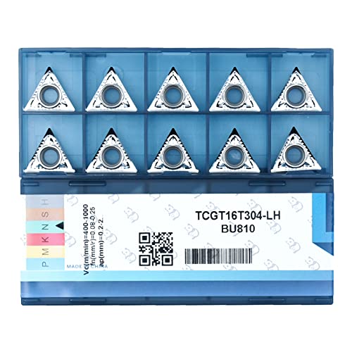 CDBP TCGT 16T304 TCGT32,51 Wendeschneidplatten Aluminium zum Drehen von Schneidwerkzeugen, 10 Stück CDBP TCGT 16T304 TCGT32,51 Wendeschneidplatten Aluminium zum Drehen von Schneidwerkzeugen, 10 Stück von CDBP