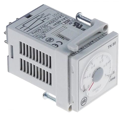 CDC Zeitrelais TN 80 24-230VAC/24-48VDC 1CO 6 A Zeitbereich 3s-60min CDC Zeitrelais TN 80 24-230VAC/24-48VDC 1CO 6 A Zeitbereich 3s-60min von Bhgytec