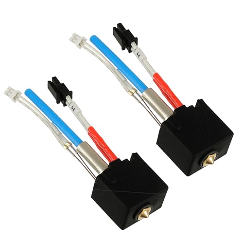 CDDCWZ [ 2 Stück] Kobra 2 Hotend-Zubehör für Anycubic Kobra 2 Pro/ 2 Neo/2 Max/ 2 Plus/ 2 Series 3D-Drucker-Extruder V5 J-Head-Druckkopf mit Silikonsocken 3D-Drucker-Zubehör von CDDCWZ