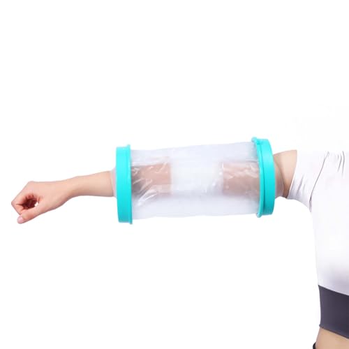 CDDCWZ Gipsschutz Wasserdicht Arm, Duschschutz Ellenbogenbereich Gips Schutz Vor Wasser Arm Wiederverwendbar Arm Gips Duschhülle für Bad & Dusche - Erwachsene von CDDCWZ