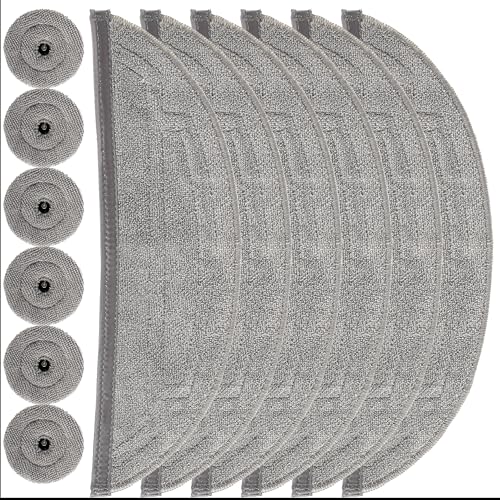 CDDCWZ Wischtücher für Roborock S8 MaxV Ultra Saugroboter, Kompatibel mit VibraRise 3.0, Mikrofaser Wischtücher Zubehör, Wiederverwendbar Mop（12er-Pack） von CDDCWZ