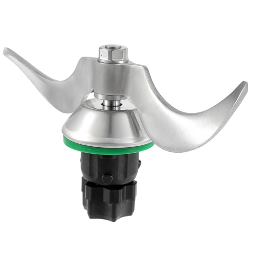 Passend für Vorwerk Thermomix TM5/TM6 Edelstahl Teigmischmesser (mit Dichtungsring) Küchenmaschinen-Mixermesser-Zubehör Robust und langlebig Kompatibel mit den Modellen Thermomix TM5 TM6 von CDDCWZ