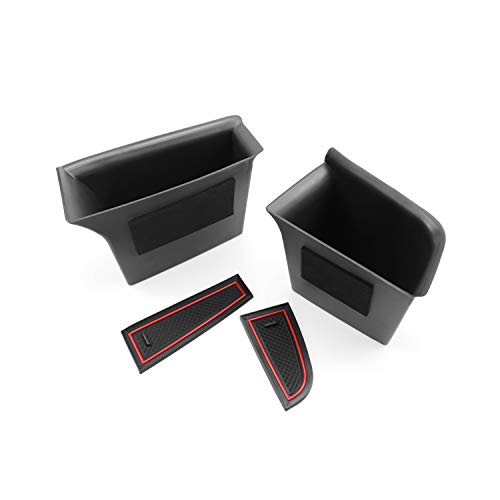 CDEFG [2 Stück] Mazda3 CX-30 CX30 2019-2023 2024 Auto Aufbewahrungsbox Autotür Innenrahmen Box Abdeckungen Innenraum Zubehör Storage Box (Front) von CDEFG