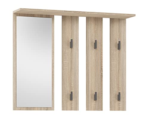 CDF Hanger + Mirror Parma 100x15x.81.5 cm Oak Sonoma, Eiche von CDF