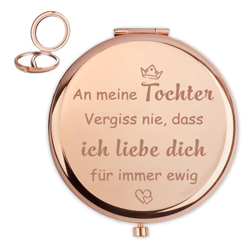 CDIXlmuz Mutter Tochter Geschenk,Schulanfang Geschenke Für Mädchen,Schulanfang Jungen Geschenke,Geschenk für Tochter,Tochter Geschenke von Mama,Kosmetikspiegel von CDIXlmuz