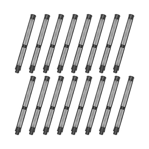 CDIYTOOL 16 Stück 287032 Airless-Spritzpistolenfilter, 60 Maschen, Schwarz, Passend für Contractor ll und FTX Easy Out Pistolenfilter von CDIYTOOL