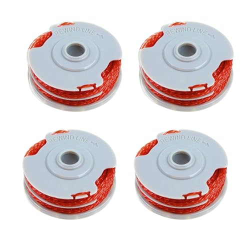 CDIYTOOL Flymo FLY021 Rasentrimmer-Spule, 1,5 mm, doppelte Autofeed-Spule und Schnur, Ersatz für Contour Mini Trim Multi Trim Power Trim und Revolution (4) von CDIYTOOL