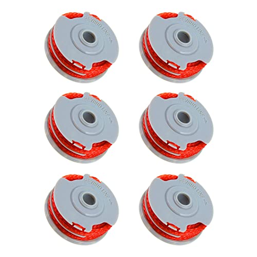 CDIYTOOL Flymo FLY021 Rasentrimmer-Spule, 1,5 mm, doppelte Autofeed-Spule und Schnur, Ersatz für Contour Mini Trim Multi Trim Power Trim und Revolution (6) von CDIYTOOL