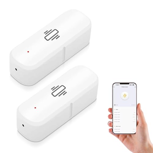 Kabelloser Tür-/Fenstersensor, intelligenter WLAN-Türsensor, kabelloser Tür-/Fensterbruchalarm, Einbruchkontaktsensor für Haussicherheit und Smart-Home-Automatisierung, 2 Stück Kabelloser Tür-/Fenstersensor, intelligenter WLAN-Türsensor, kabelloser Tür-/Fensterbruchalarm, Einbruchkontaktsensor für Haussicherheit und Smart-Home-Automatisierung, 2 Stück von CDIYTOOL