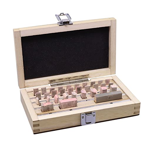 Metrisches Messblock-Set, 32-teilig, hohe Genauigkeit, Stahllehre, Messblock-Set, Messwerkzeug für Kalibrierung anderer Genauigkeit des Messgeräts von CDIYTOOL