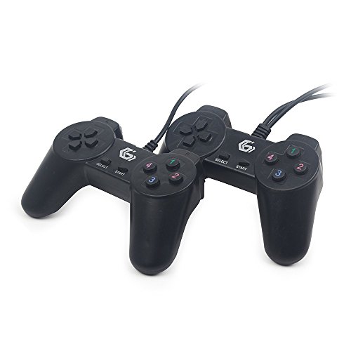 Gembird JPD-UB2-01 USB-Gamepad schwarz Gembird JPD-UB2-01 USB-Gamepad schwarz von CDL Micro