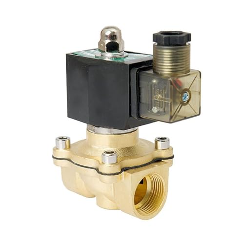 CDPDUGMN 1/2 "IP65 wasserdichte Messing Magnetventil Mit Power Anzeige 24V 12V 220V 110V Normal Geschlossen Messing Magnetventil(N/P/T_230VAC_V/IT/O/N) von CDPDUGMN