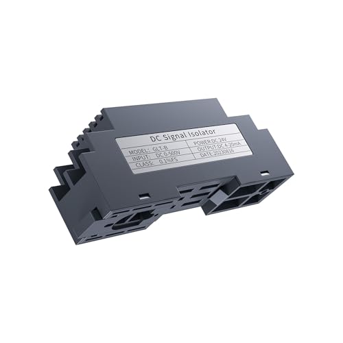 CDPDUGMN 1 in 1 Out 4-20mA bis 0-10V 0-5V 35mm Schiene Signal Konverter 0-60mV 0-75mV 0-2000V 1 In 1 Out Analog Signal Isolation(Input 0-10V,DC12V_0-10V) von CDPDUGMN