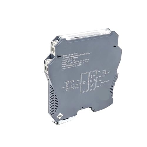 CDPDUGMN 18-32VDC 4-20Ma Pt100 Widerstandssignal-Isolation 1 In 2 Out Temperatur-Isolator(Pt100 in 0-10V Out) von CDPDUGMN