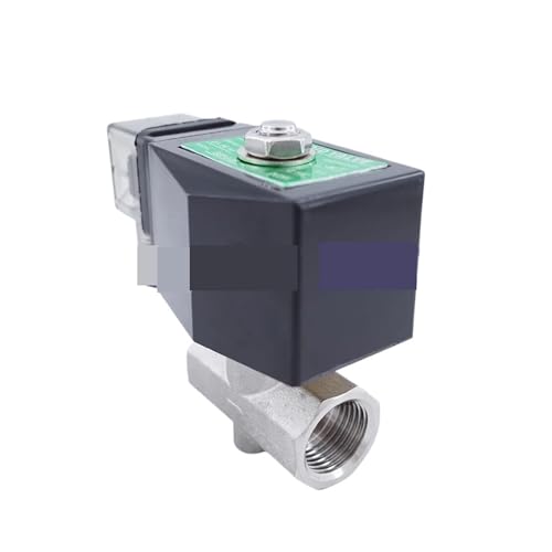 CDPDUGMN 2-Wege-Magnetventil GSPG-06 100bar 150bar 3/8" 1/2" 220V 24V 6mm NC 304 Edelstahl (DC24V_100BAR) von CDPDUGMN