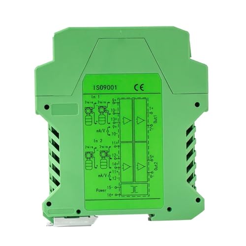 CDPDUGMN AC DC220V 4-20mA DC Signal Isolator Signal Verstärker 1 In 1Out DC24V Power Analog Signal Konverter(0-20MA_0-10V Input) von CDPDUGMN