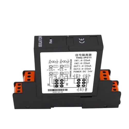 CDPDUGMN DC 12-28 V Steckbarer 0-10 V 0-5 V zu 4-20 mA Isolierter Konverter 4-20 mA Analoger Eingangs-/Ausgangssignal-Splitter(1-5V_0-10V Input) von CDPDUGMN