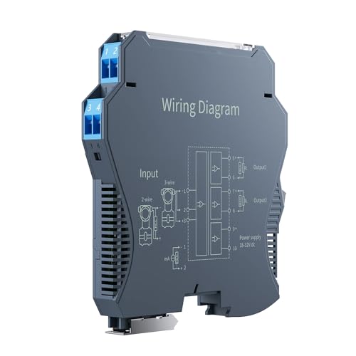 CDPDUGMN DC24V 4-20mA Analog Signal Isolator 1 In 1 Out 1 In 2 Out Signal Konverter 0-10V 0-5V 1-5V Signal Sender(Input 4-20MA_4-20MA) von CDPDUGMN