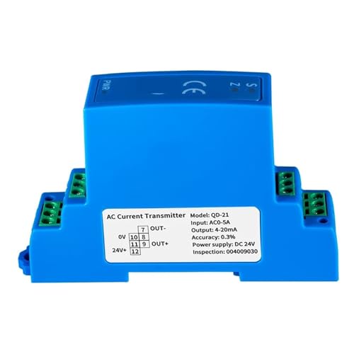 CDPDUGMN DC24V 4 bis 20 mA 0 bis 10 V RS485-Ausgang AC/DC-Stromsensor DC 1A 2A 3A 5A 10A 15A bis 0-20 mA 0-10 V 0-5 V 1-5 V Stromsender(Input AC 0-1A,Output 0-5V) von CDPDUGMN