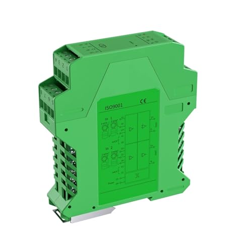 CDPDUGMN DC24V DC-Signalsender 4-20 Analogsignal-Isolator-Konverter DC24V 4-20mA zu 0-10v Isolator-Verteilungssignal-Splitter(2 In 4 Out,0-10MA_0-20MA Input) von CDPDUGMN