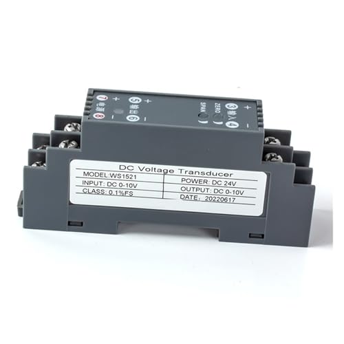 CDPDUGMN DC24V Industrieller Stromspannungssignalisolator 4-20mA 0-75mV Kleiner analoger Signalsender DC12V DC24V DC-Signalkonverter(0-10V Out) von CDPDUGMN