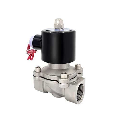CDPDUGMN Edelstahl-Magnetventil 220 V Wasserventil normal geschlossen und 12 V 24 V 1/4“ 3/8”1/2“3/4” 1“ Steuerventil(DN20) von CDPDUGMN