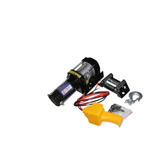 12V 24V 1587kg 1,2KW 4m/min Automontierte elektrische Winde Elektronische Autowinde for Geländewagenwinde Elektromagnetische Bremse(24V) von CDQMTGCM