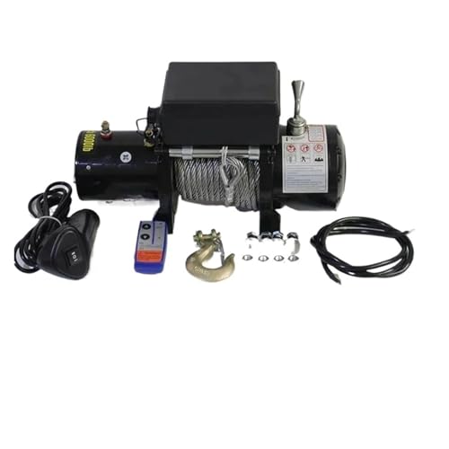 12V 24V 2721kg 2KW 6m/min Auto Montiert Elektrische Winde Elektronische Auto Winde for Geländewagen winde Elektromagnetische Bremse(12V) von CDQMTGCM