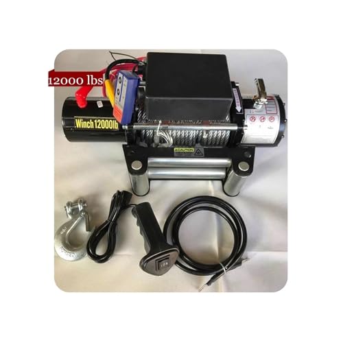 12V24V 12000 lbs Fahrzeug-Selbstrettungs-Offroad-Winde, Geländewagen-Winde, Bordkran, elektrische Winde(12V 12000LBS) von CDQMTGCM