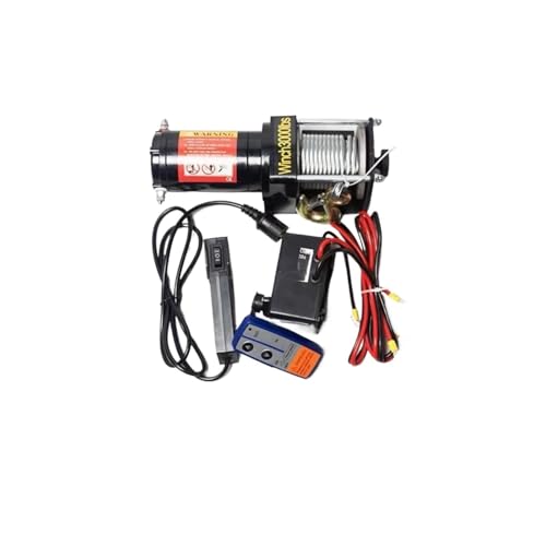 3000LBS 12V 24V Drahtlose Steuerung Fahrzeug Selbstrettung Off-Road Winde Off-Road Fahrzeug Winde Elektrische Winde for Fahrzeug Kran(24V) von CDQMTGCM