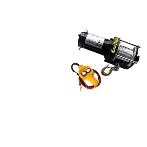 3000LBS Elektrische Winde for Abschleppen von tragbaren Winden for Autoanhänger, LKWs im Gelände mit Drahtsteuerung 12 V, 24 V, 48 V, 60 V(WIRE CONTROL_48V) von CDQMTGCM