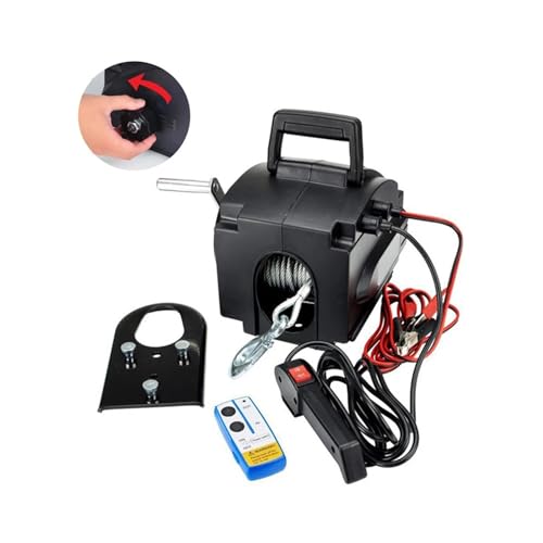 3500lbs kabellose elektrische Winde, 12 V, tragbare Marine-Yacht, elektrische Winde, kleiner Kran, Traktor von CDQMTGCM